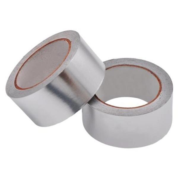 Fireproof Adhesive Coated Conductive Aluminium Tape , High Heat Aluminum Tape
