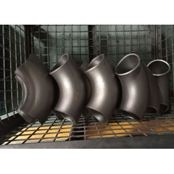 90 Degree Stainless Steel Pipe Fittings , ASME B16.9 Stainless Steel Elbow Fittings