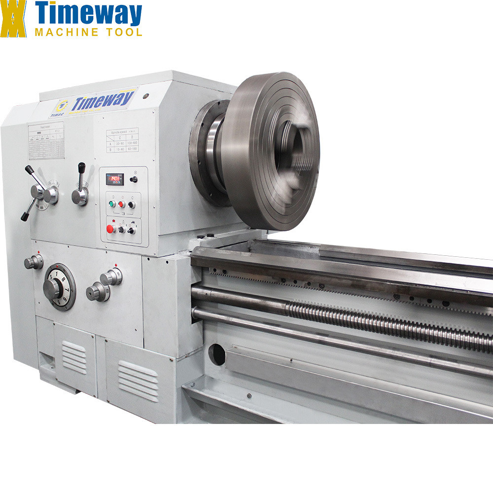 Turning Machine Q-255F 800mm Swing Over Bed Oil Country Lathe with Large Spindle Bore