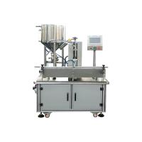 Pompes à lobe à tête unique entièrement automatiques Petite machine de remplissage de crème cosmétique