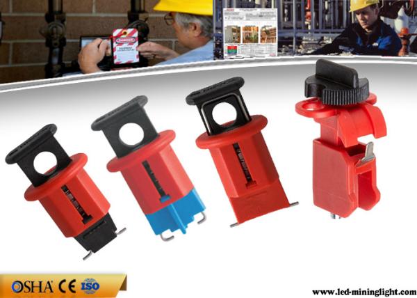 Glass Filled Lock Out Tag Out For Circuit Breakers Nylon PA Material