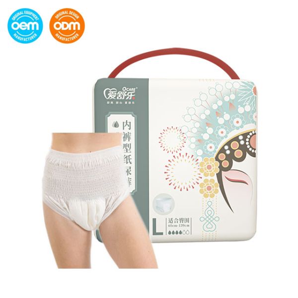 M 800x650mm Pull Up Disposable Pants , Hypoallergenic Disposable Briefs For Incontinence