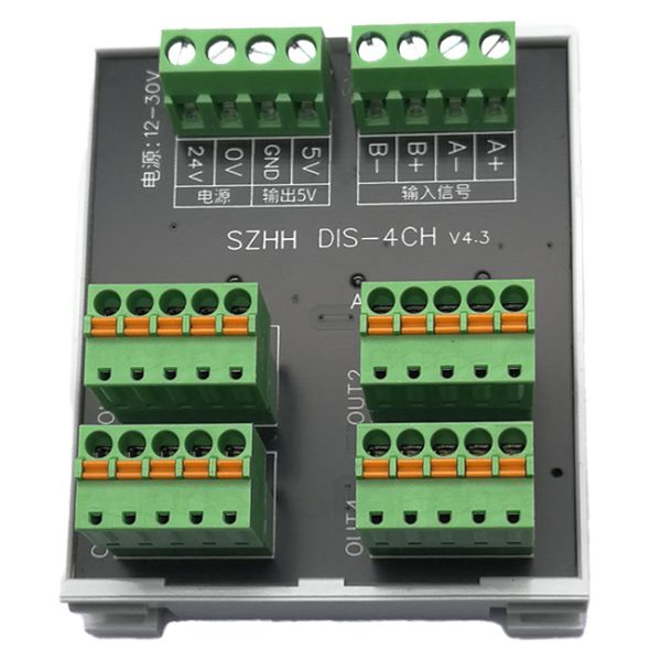 Stepping Timing Motor Encoder Pulse Signals Distribution Hub Splitter 1 In 4 Out