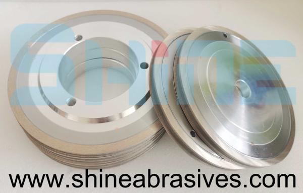 Diamante contínuo 150 mm Grinding rough Wheel Bowl Shape em máquina de borda de vidro