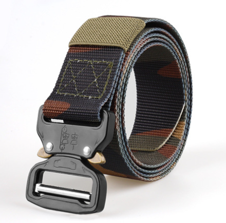 Cobra Tactical Belt, Nylon-Style Woven Belt , Multi-Function Training Belt For Men , Outdoor Versatile Belt