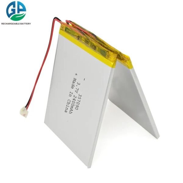 2400mAh 3.7V Lithium Polymer Battery Pack with 500times Cycle Life for Beauty Devices