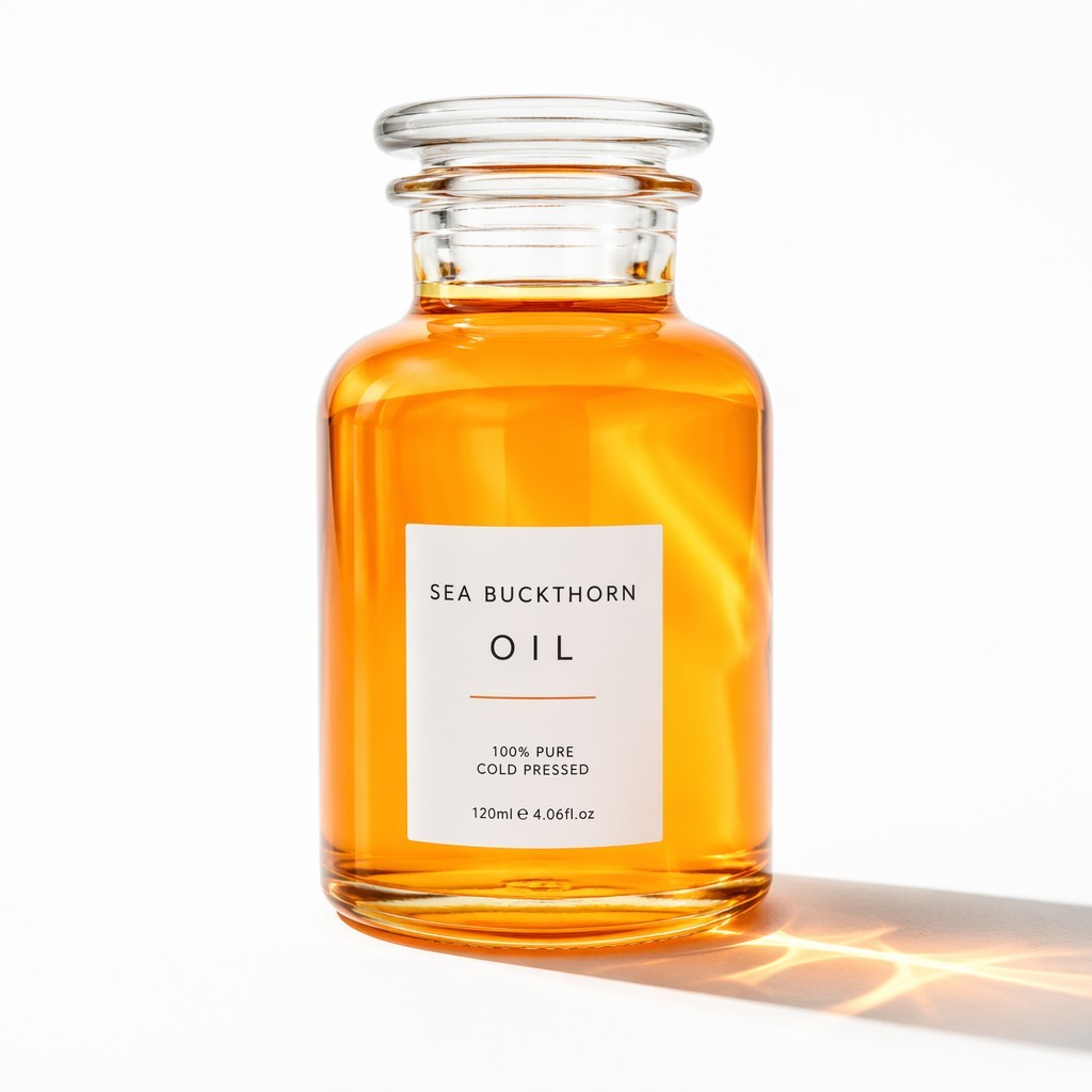 Pure  Himalayan Sea Buckthorn Berry Oil Cold Pressed High Omega 7 & Vitamin E  Skin Repair & Glow