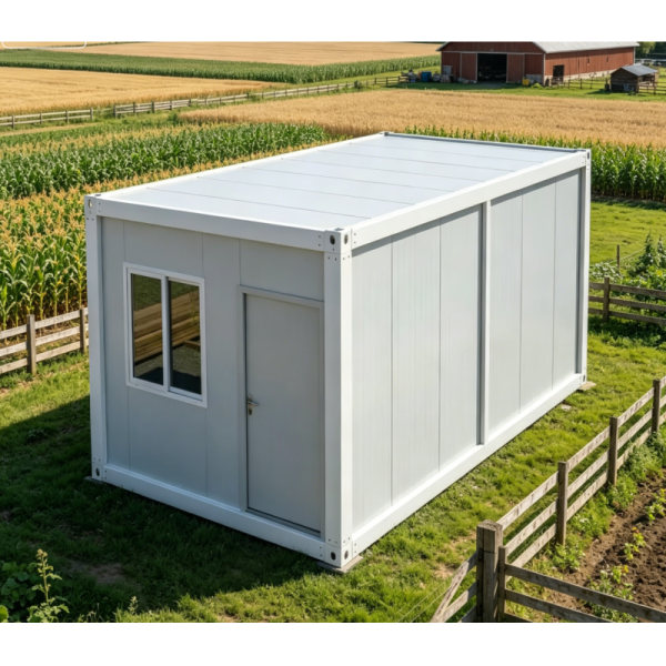 Weather Tight Prefabricated Countryside Homestay for Eco Farms and Portable Agricultural Research Laboratory Unit