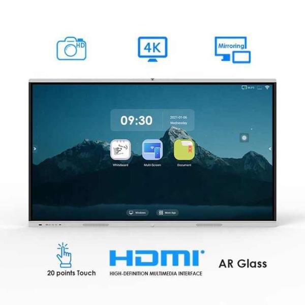 浸透式タッチスクリーン デモボード 3840x2160 4K 解像度 1200 1 コントラスト比率 スマートディスプレイ パネル