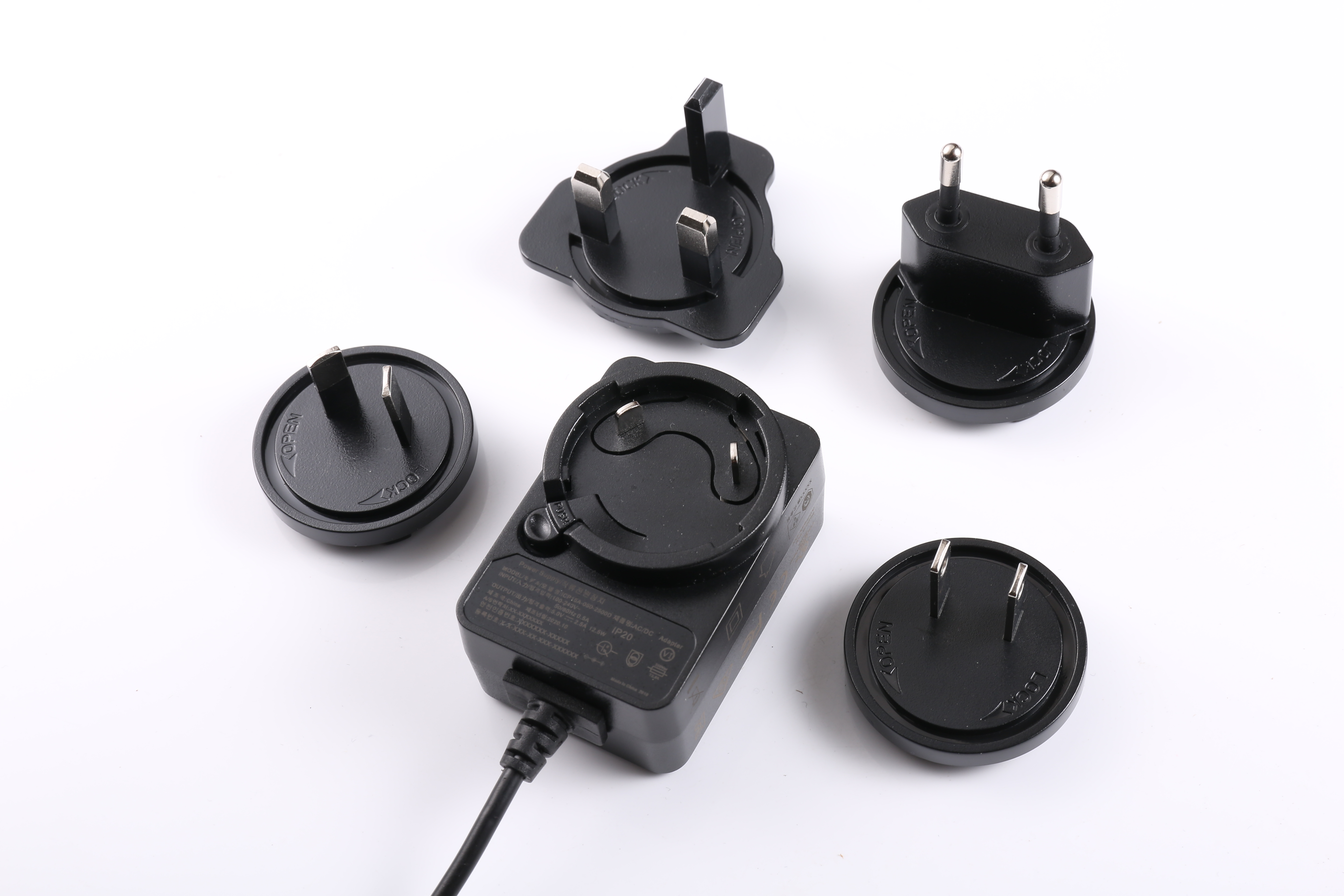 штепсельные вилки KR CN JP США Великобритании ЕС AU переходника 12V 5A ROHS силы DC AC 9V 30W аттестованные ДОСТИГАЕМОСТЬЮ