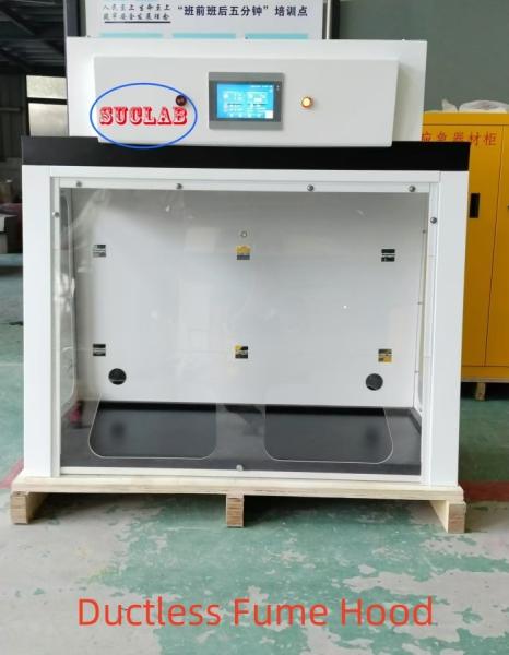 Sash Opening Vertical Sliding Ductless Fume Hood Manufacturer with ≥99.99% Filter Efficiency