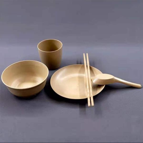 Sustainable Catering Supplies with Biodegradable Rice Husk Tableware and Customization