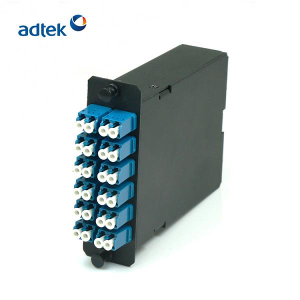 HD 12 Ports 24 Fiber Optic Cassettes SM Full Loaded Fast Installation