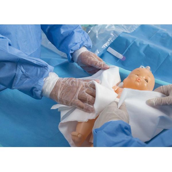 Пакет доставки SMS хирургический простерилизовал медицинского младенца набор сумки рождения задрапировывает