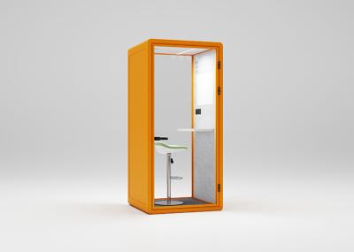 Cabine silenciosa de qualidade para gravação PET feltro acústico em painel para reduzir 35db para uma pessoa tamanho S