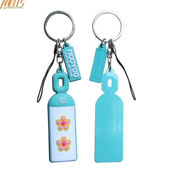 Unique Personality PVC Key Chain Durable Thickness 1.5mm  - 4.0mm