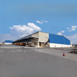 Prefabricated Industrial Steel Structure Building Hurricane Proof For Warehouse Factory