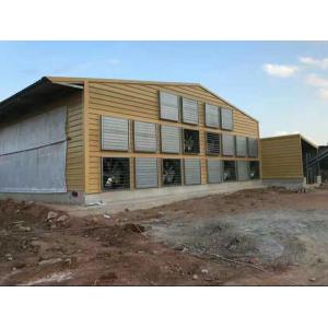 Detachable Steel Frame Chicken Coop Pre Engineered Steel Structure Farm House