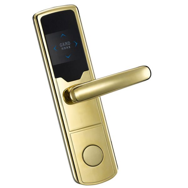 High Security Software Management System RF Hotel Door Lock Electronic Door Latches