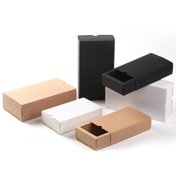 Drawer Kraft Indestructo Bulk Mailer Boxes Foldable For Shipping Underwear Socks