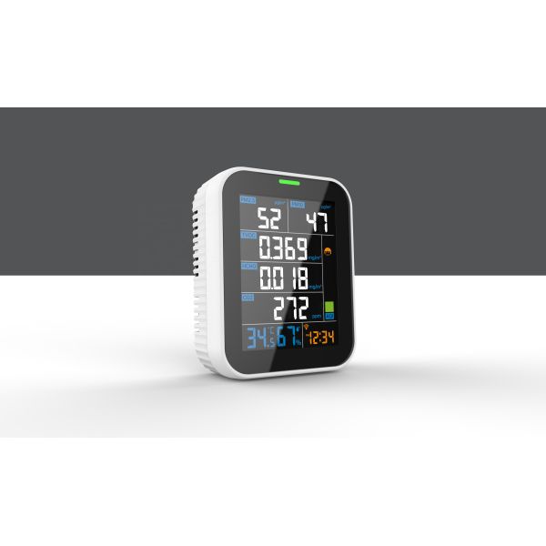 PM2.5 PM10 CO2 Монитор воздуха в помещениях TVOC HCHO Частикомер воздуха