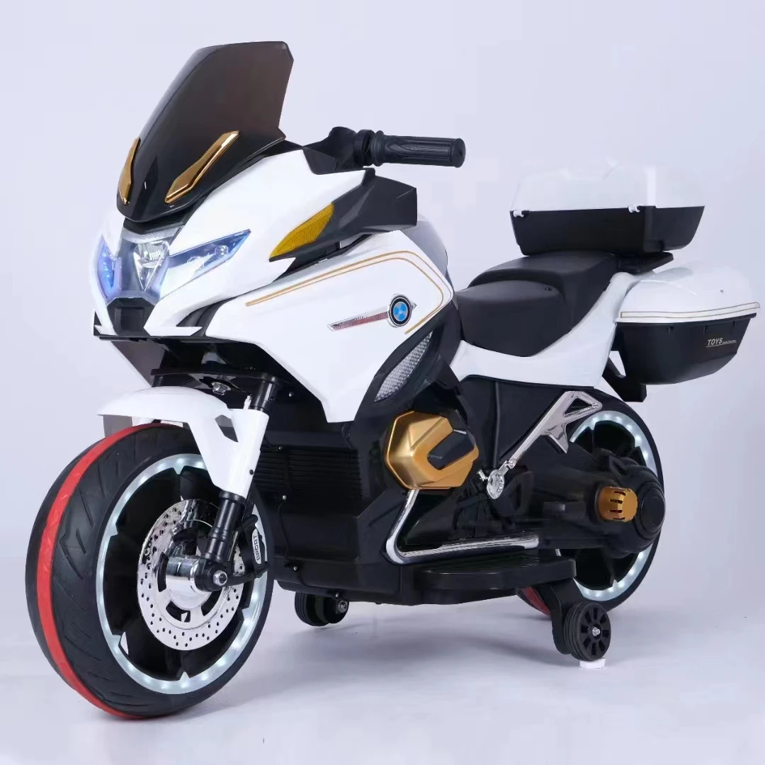 Plastic Unisex Battery Powered Kids Motorbike ASTM For 2 To 7 Years Old