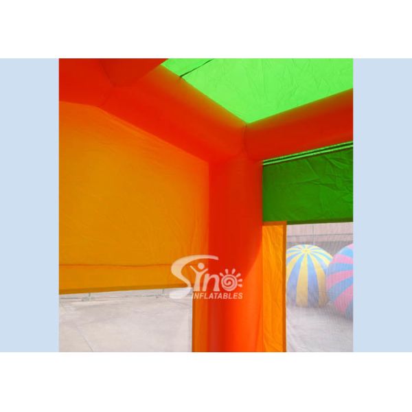13x13 commercial inflatable module bounce house with various panels made of 18 OZ. PVC tarpaulin