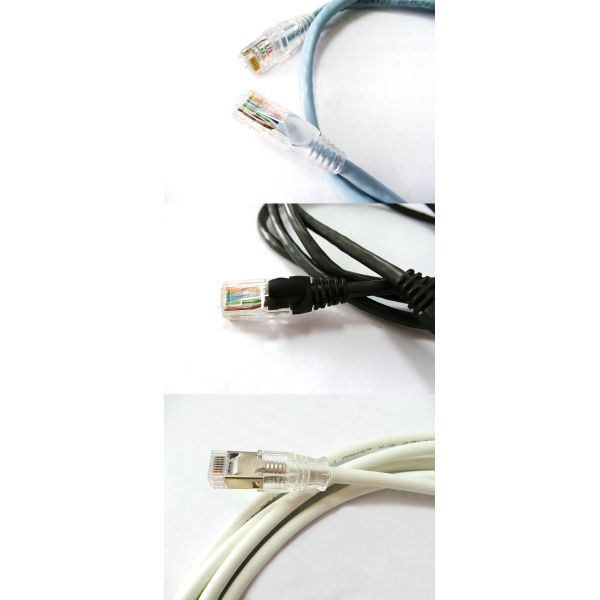 Извив Sftp спаривает кабель Rj45 Cat5 Cat7 Cat6 заплаты локальных сетей для сообщения
