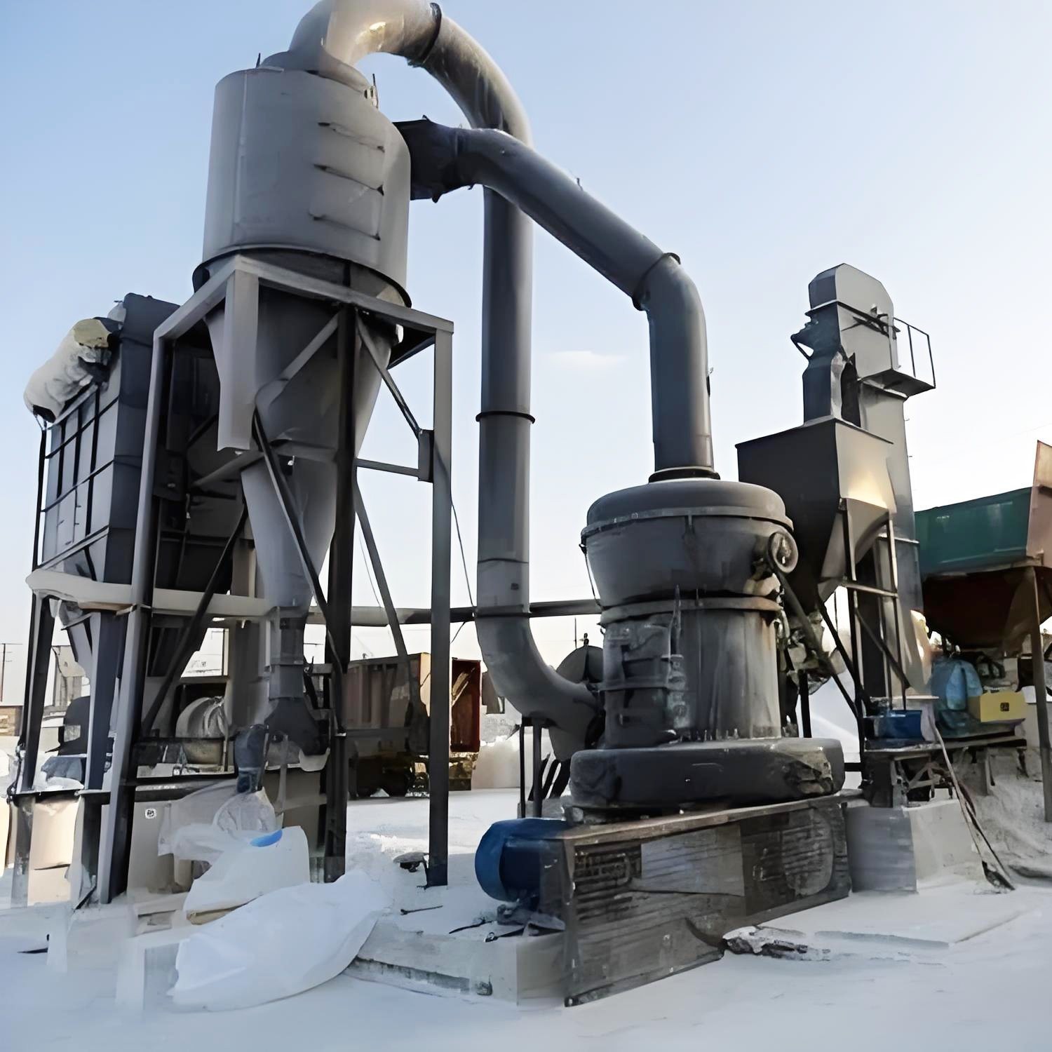 Calcium Carbonate Limestone Mill with Overall Dimension 9200*7250*9700mm