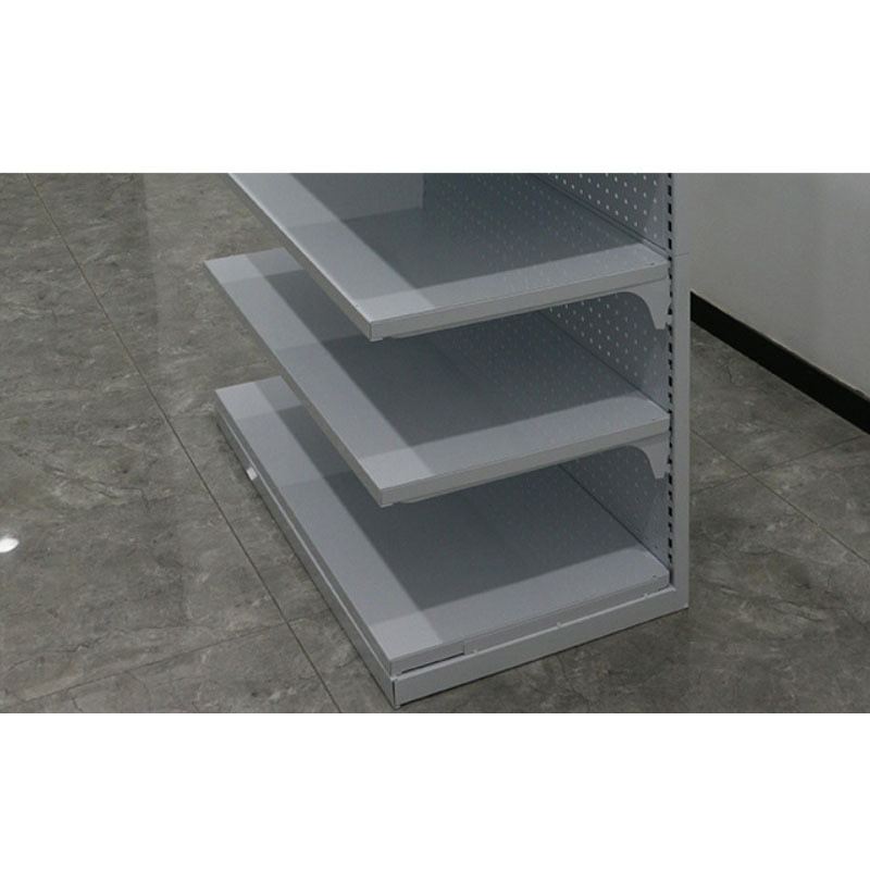 380kg Capacity Retail Display Racks for Metal Goods Cosmetics Liquor PU Leather Cover
