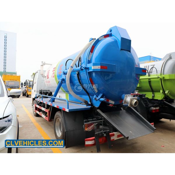 ELF 98hp ISUZU Sewage Suction Truck Small 3000L 4000L Single Double Cab