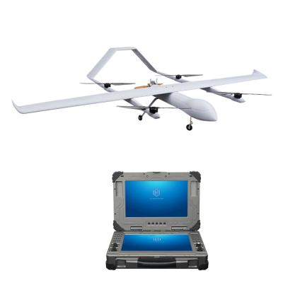Escala do voo do poder 100KM do óleo 24 horas de UAV fixado longa distância 4.6M Body HX4HFW460 de Wing Drones