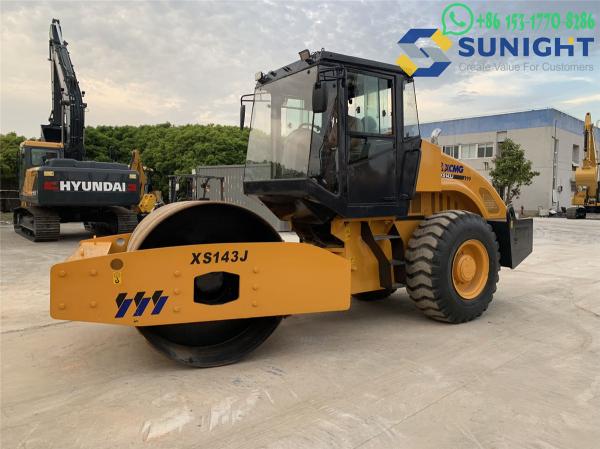 Vibrateur de roue à tambour unique à haut rendement de 14 tonnes XS143J
