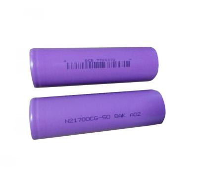 Vente Flash Cellule Authentique 21700 3.6V 5000mAh Rechargeable Li-Ion Batterie Cellule Grade A Batterie au Lithium