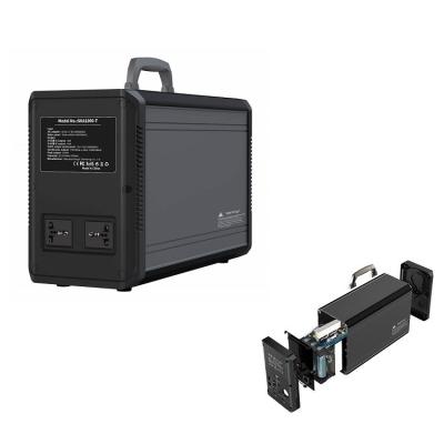 1380Wh Lifepo4 Solar Generator Solar Portable Power Supply Backup