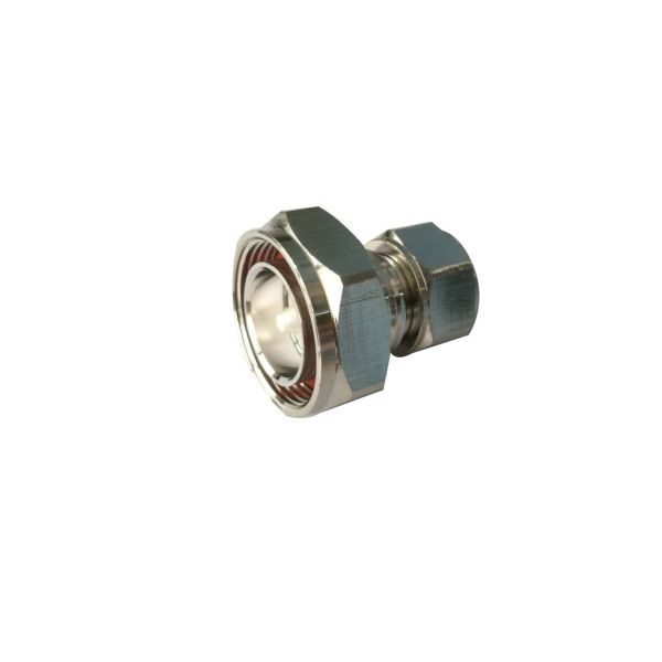Mini Din 4.3-10 Male To Mini Din male RF Coaxial Connectors Adaptor Silver Plated