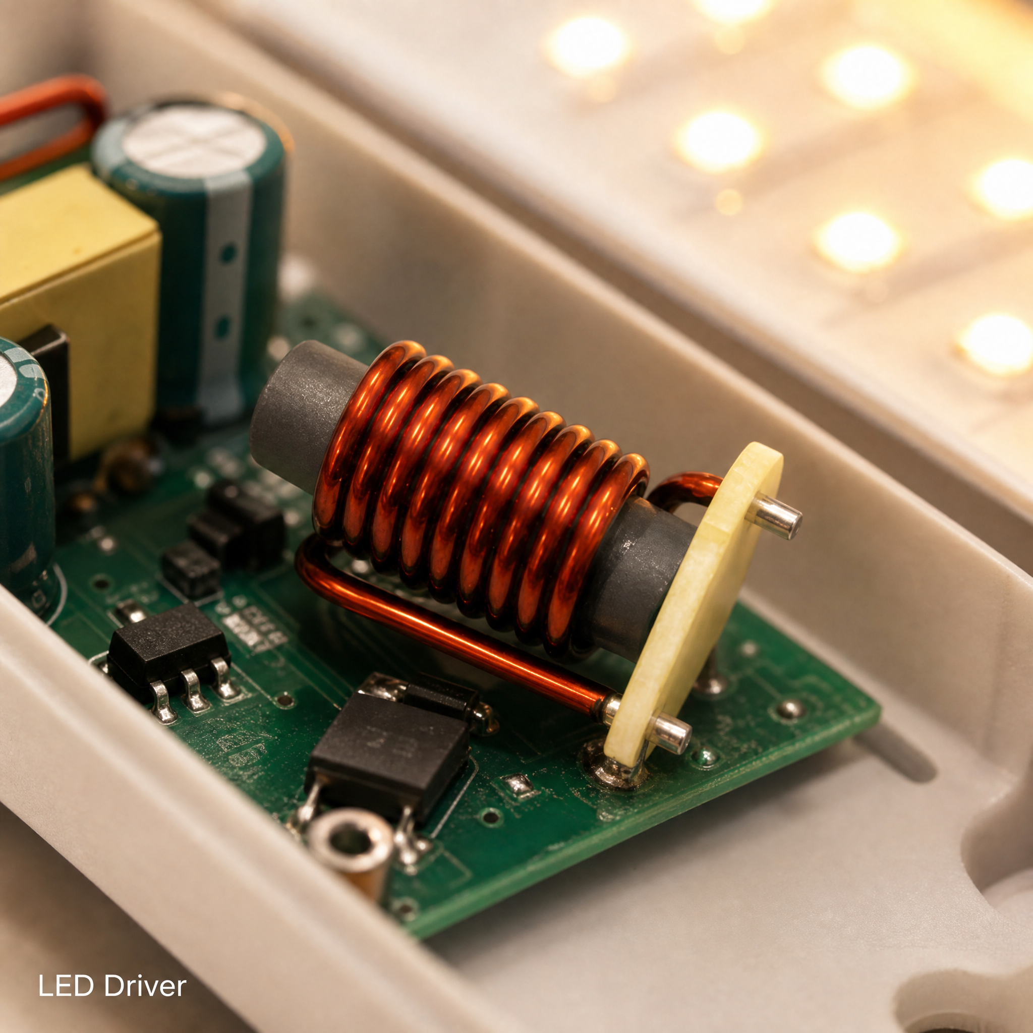 High-Purity Copper Windings Magnetic Rod Inductor Choke Coil for High-Frequency Switch-Mode Power Supplies with Open Magnetic Circuit