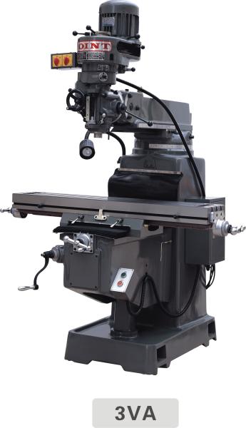 Vertical Turret Industrial Milling Machine  5440rpm 3VA 3HP For Metals