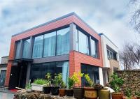 Kit de maison modulaire préfabriquée à la chaleur avec cadre en acier léger
