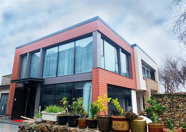 Sistema EPS del marco de acero que cubre equipos caseros prefabricados de los chalets prefabricados