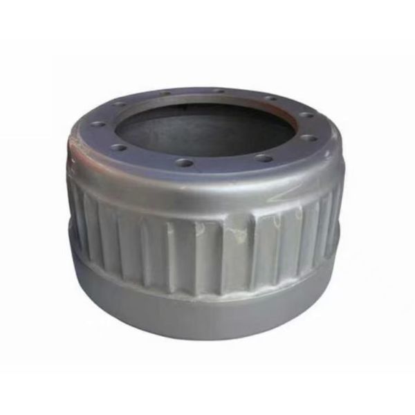 High Heat Dissipation Wear Resistant Cast Iron Brake Drum Casting Custom Size for Industrial Vehicles