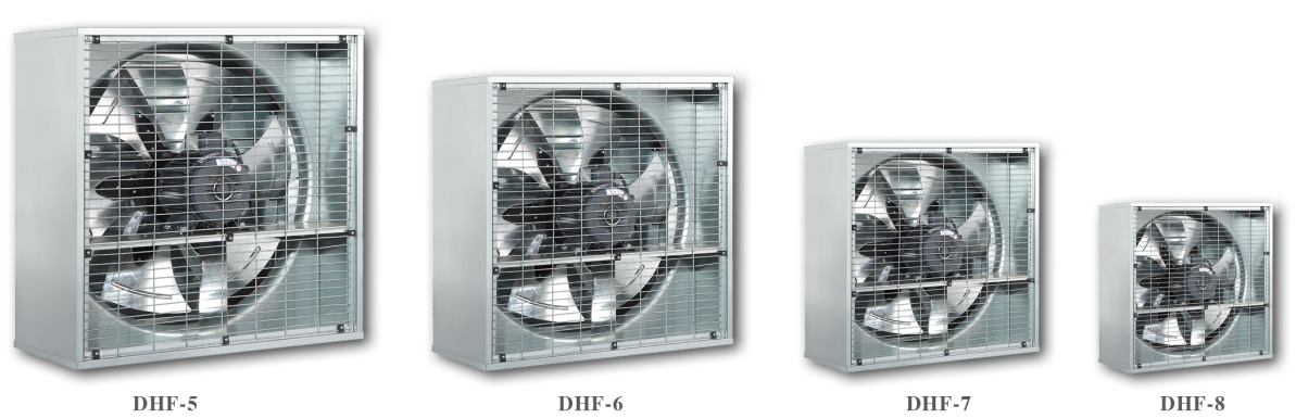 DHF Direct drive spray white exhaust fan/ blower fan/ ventilation fan