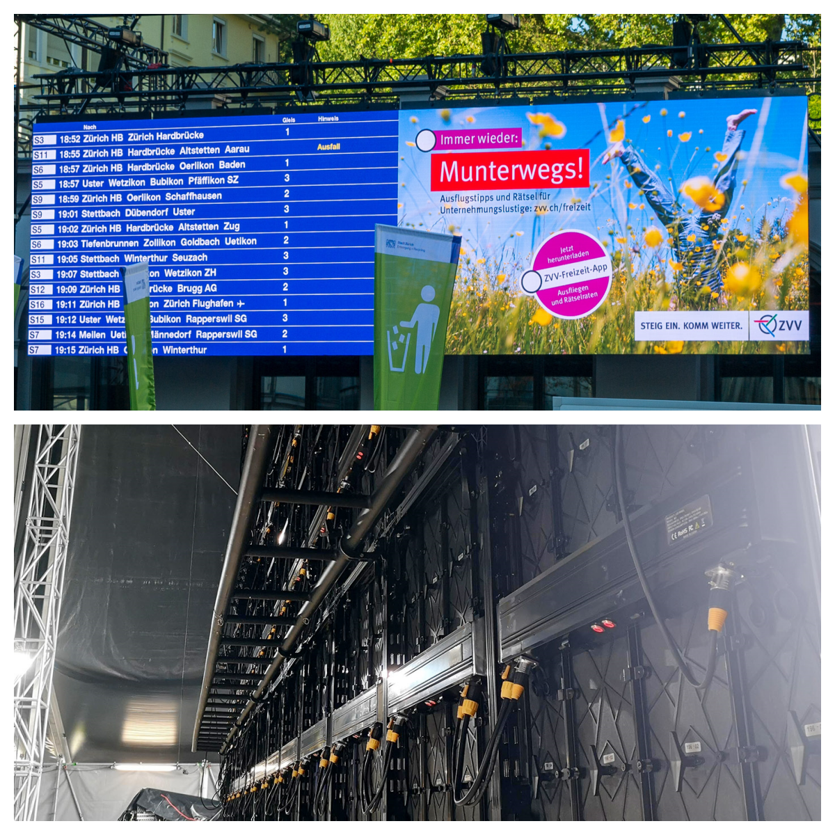 800x900mm Outdoor Rental LED Screen IP65 / IP54 Rental Outdoor LED Display