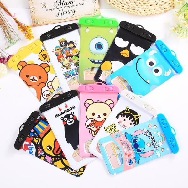 Cute Cell Phone Waterproof Bag Mobile Phone Waterproof Pouch For Iphone Android