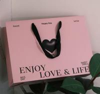 Custom Pink Paper Tote Bags for Fashion Brands