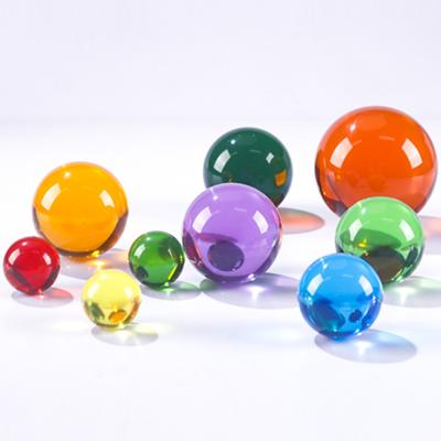 Bolas de mnanipulação do grande contato transparente acrílico feito sob encomenda da resina acrílica da esfera