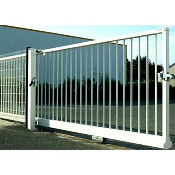 Industry Zone Spear Top Electric Sliding Gates For Driveways , High Levels Security
