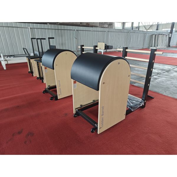 Premium Wooden Pilates Equipment Maple Pilates Ladder Barrel U+PL003M with Studio Build