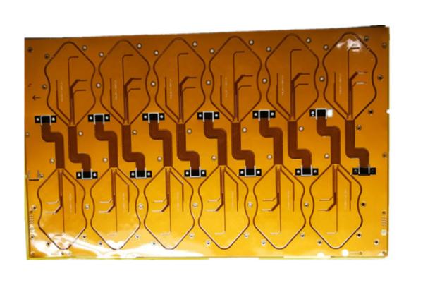 2x6 ouro imersão da placa PWB Polyimide painel 2u flexível da”