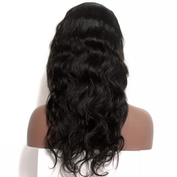 360 Frontal Lace Wig 100% Brazilian Virgin Hair Body Wave Pre - Pucked